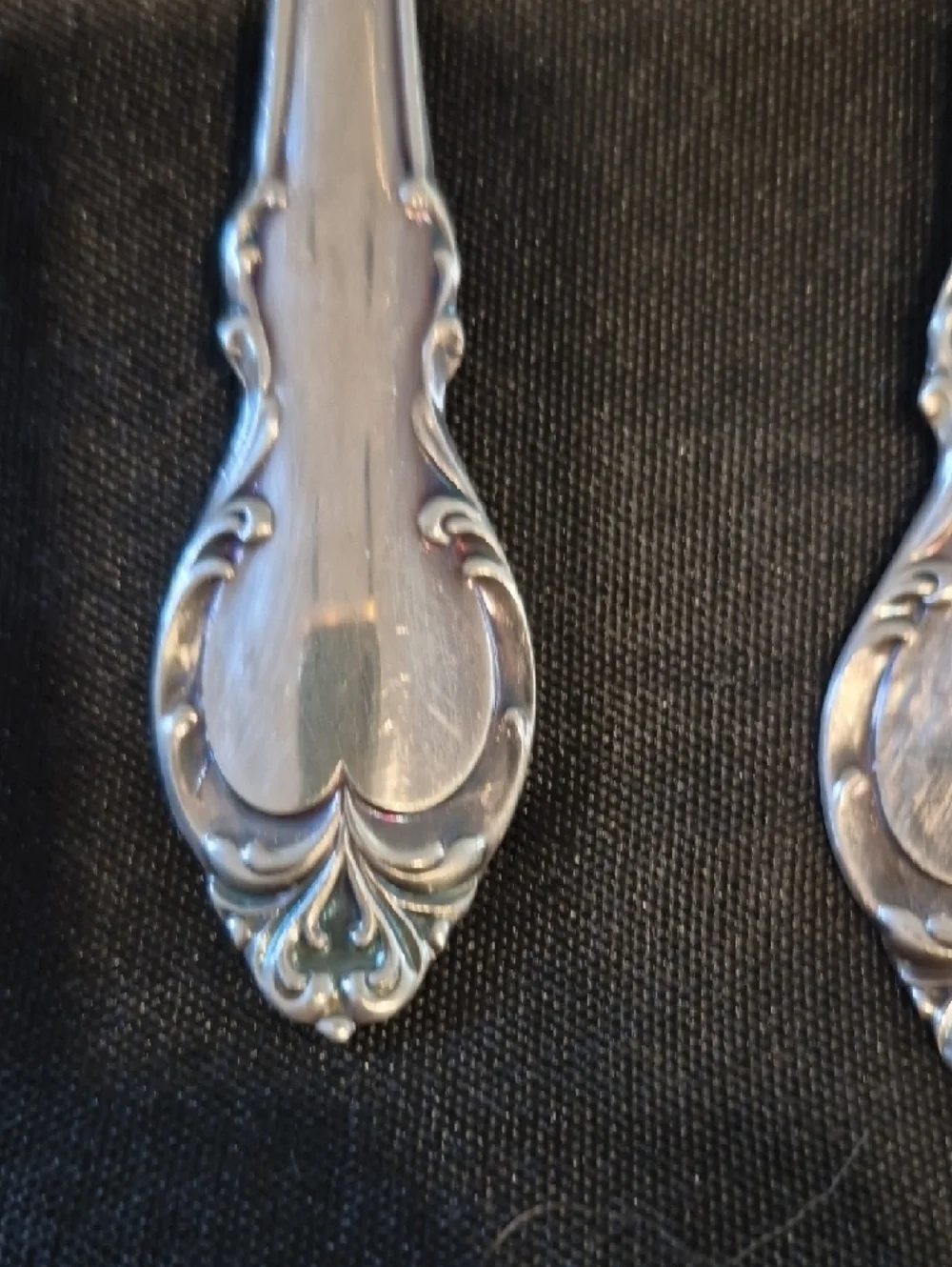 Holmer And Edwards Deep Silver Plated Orleans Set Of 3 Serving Pieces